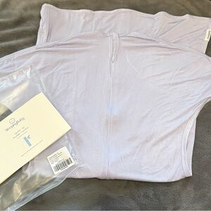 Sleeping Baby Lilac Swaddle